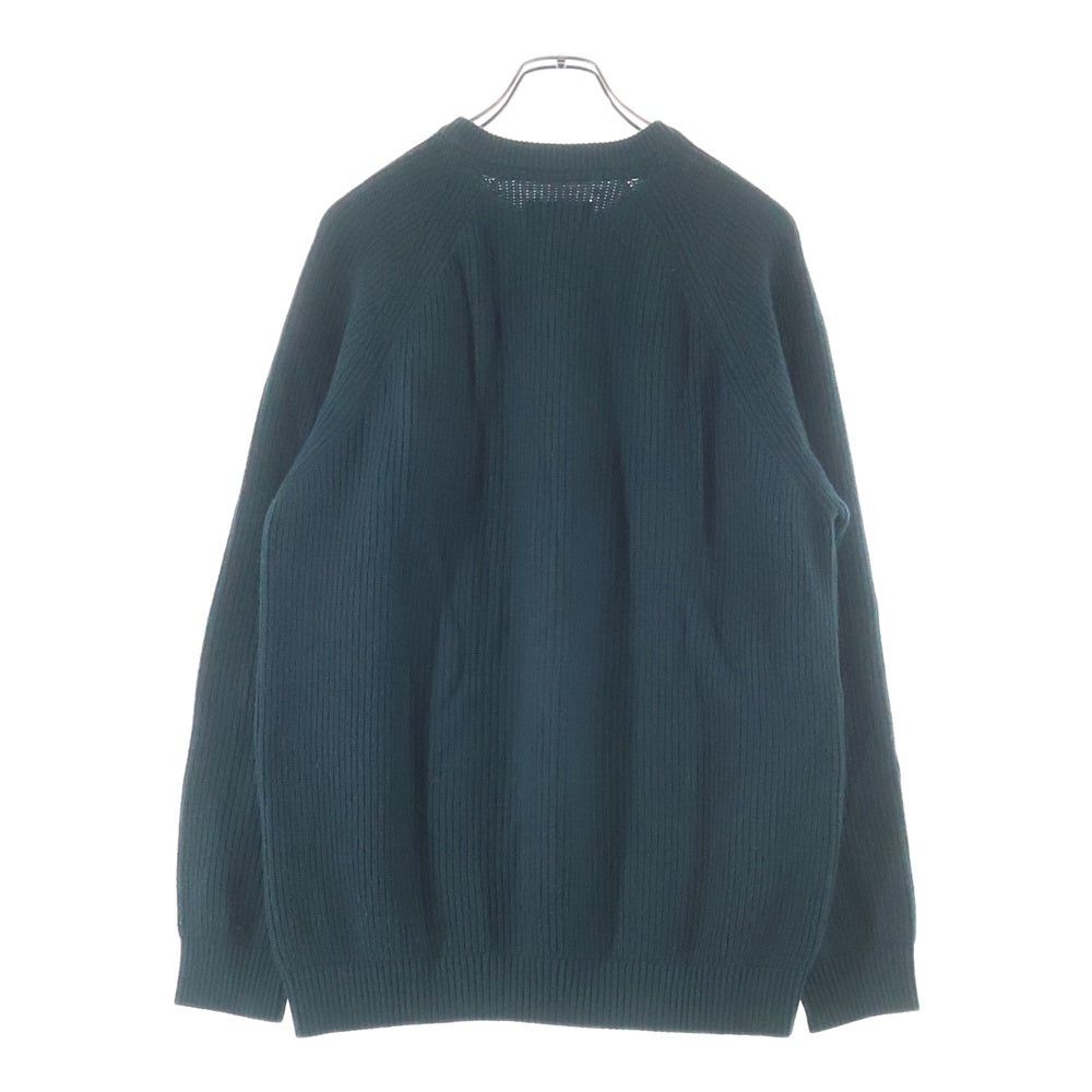 Barbour(バブアー) クルーネック ウールニットセーター グリーン 1802068