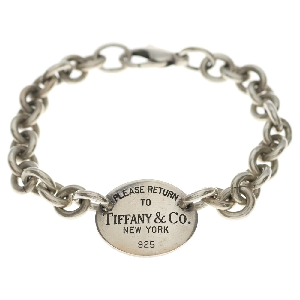 TIFFANY & Co.(ティファニー) リターントゥティファニー オーバルプレート チェーンブレスレット シルバー