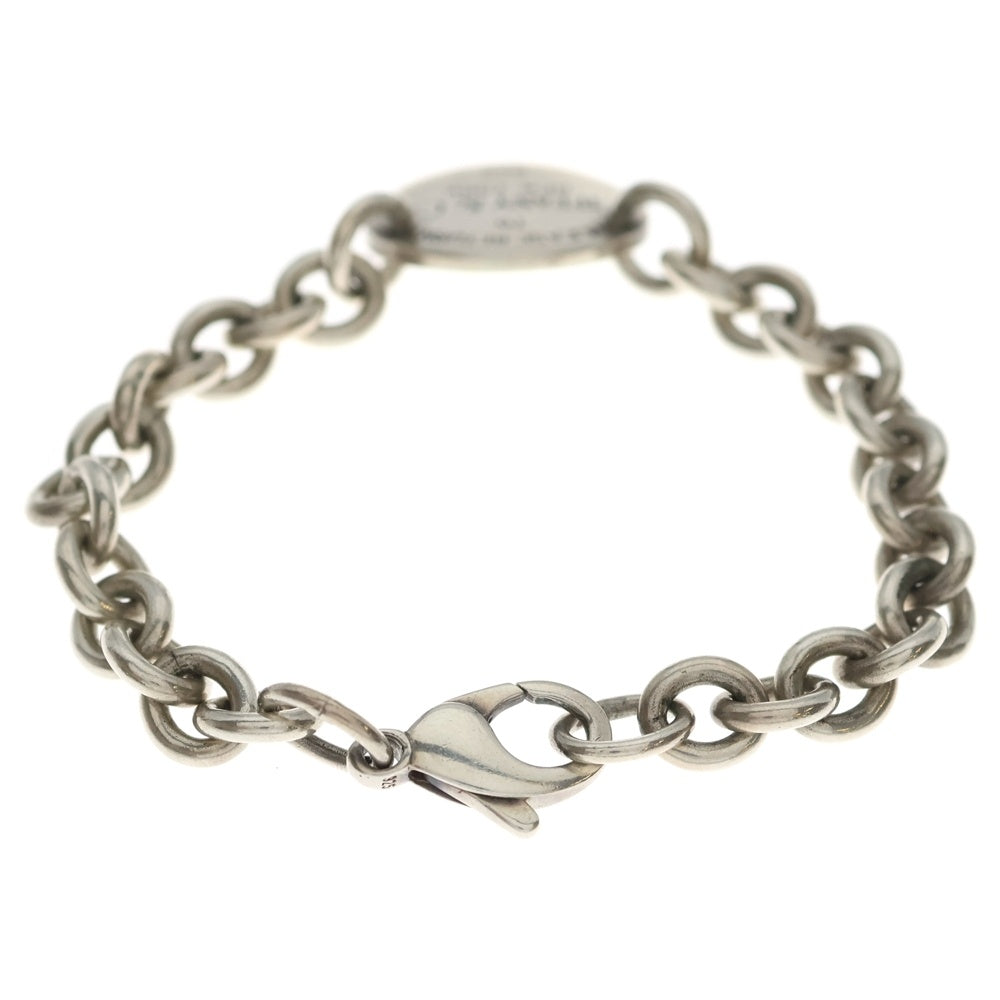 TIFFANY & Co.(ティファニー) リターントゥティファニー オーバルプレート チェーンブレスレット シルバー