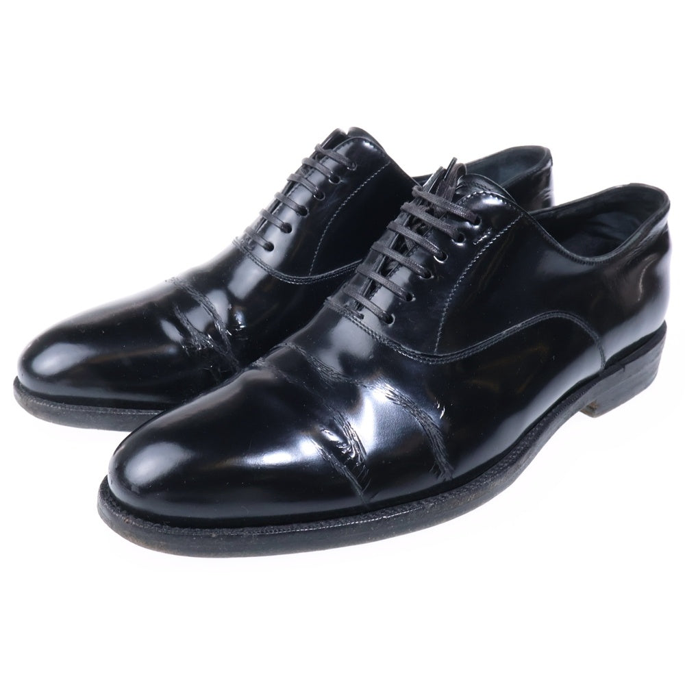 FERRAGAMO(フェラガモ) レザー ストレートチップ ドレス ビジネス シューズ ブラック