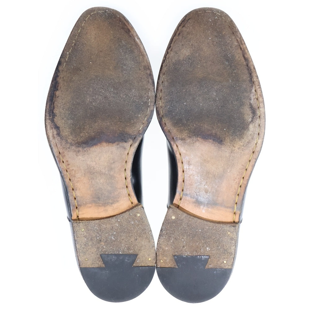 FERRAGAMO(フェラガモ) レザー ストレートチップ ドレス ビジネス シューズ ブラック