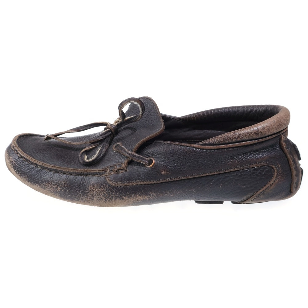 BOTTEGA VENETA(ボッテガヴェネタ) レザー ドライビングシューズ ブラウン