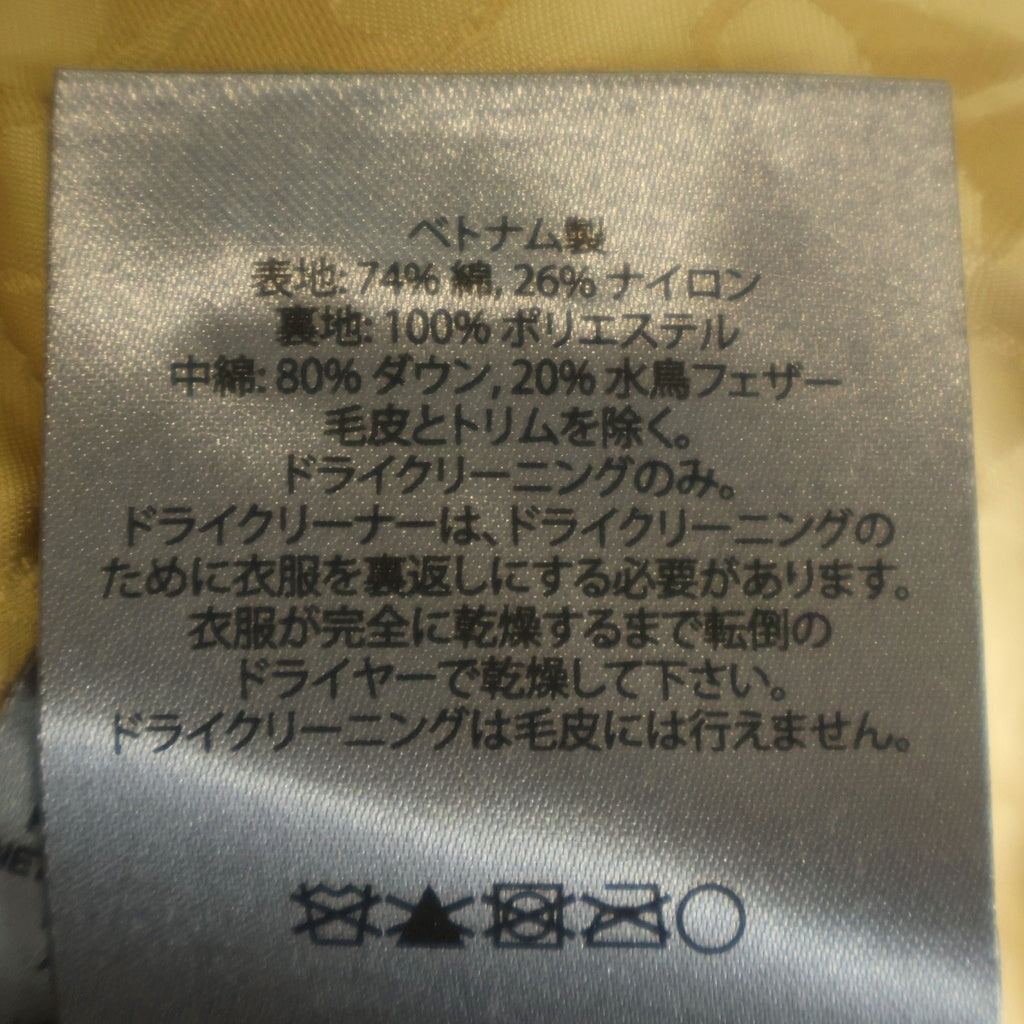MOOSE KNUCKLES(ムースナックルズ) スターリング パーカー ファーフーデッド ジップアップ ダウンジャケット ブラック M-69836