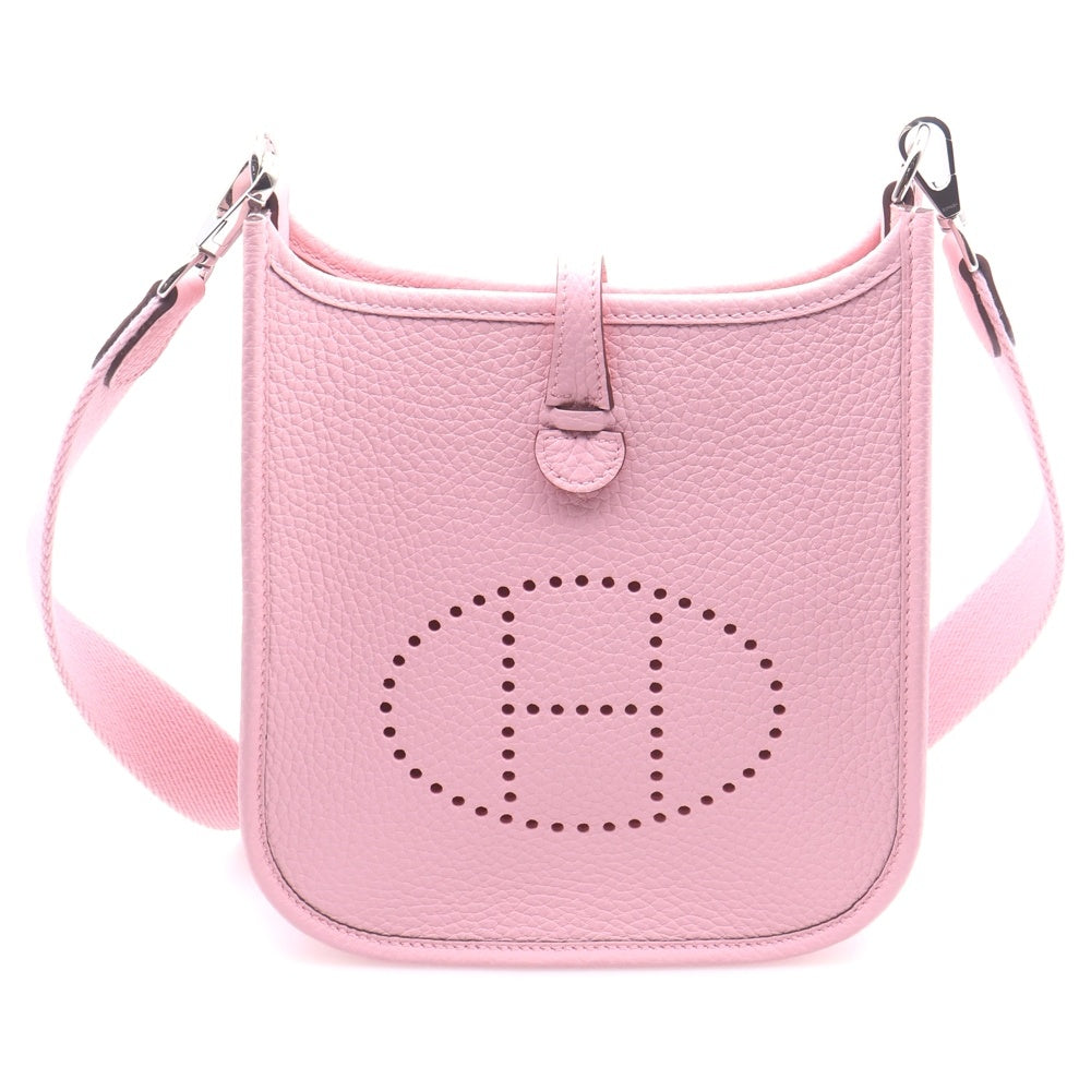 HERMES(エルメス) エブリンTPM ローズサクラ トリヨンクレマンス ショルダーバッグ シルバー金具 G刻印 レディース