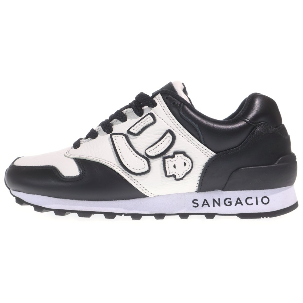 Sangacio(サンガッチョ) にゅ～ず ローカットスニーカー ブラック/ホワイト レディース