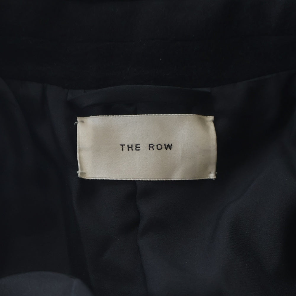 THE ROW(ザロウ) カシミヤ 3B チェスターコート ブラック レディース 10163 W4025