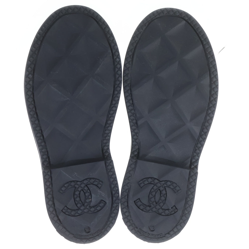 CHANEL(シャネル) ココマーク ショートレインブーツ ブラック レディース
