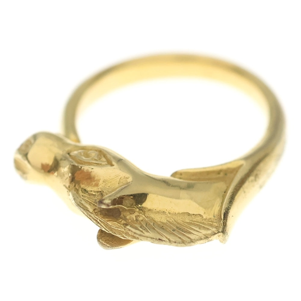 HERMES(エルメス) シュバル ホース 指輪 モチーフリング ゴールド 4.3g レディース