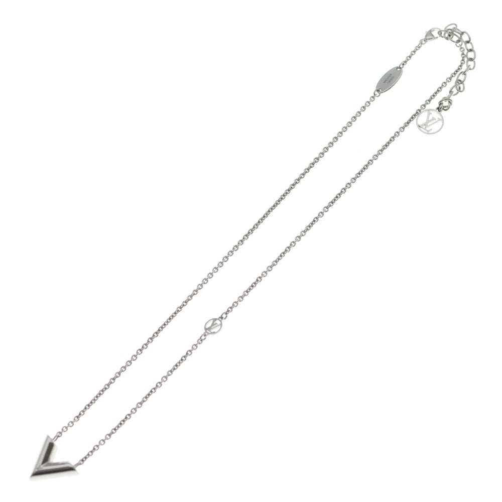 LOUIS VUITTON(ルイヴィトン) センシャルV ネックレス ペンダント チェーン シルバー M63197 レディース