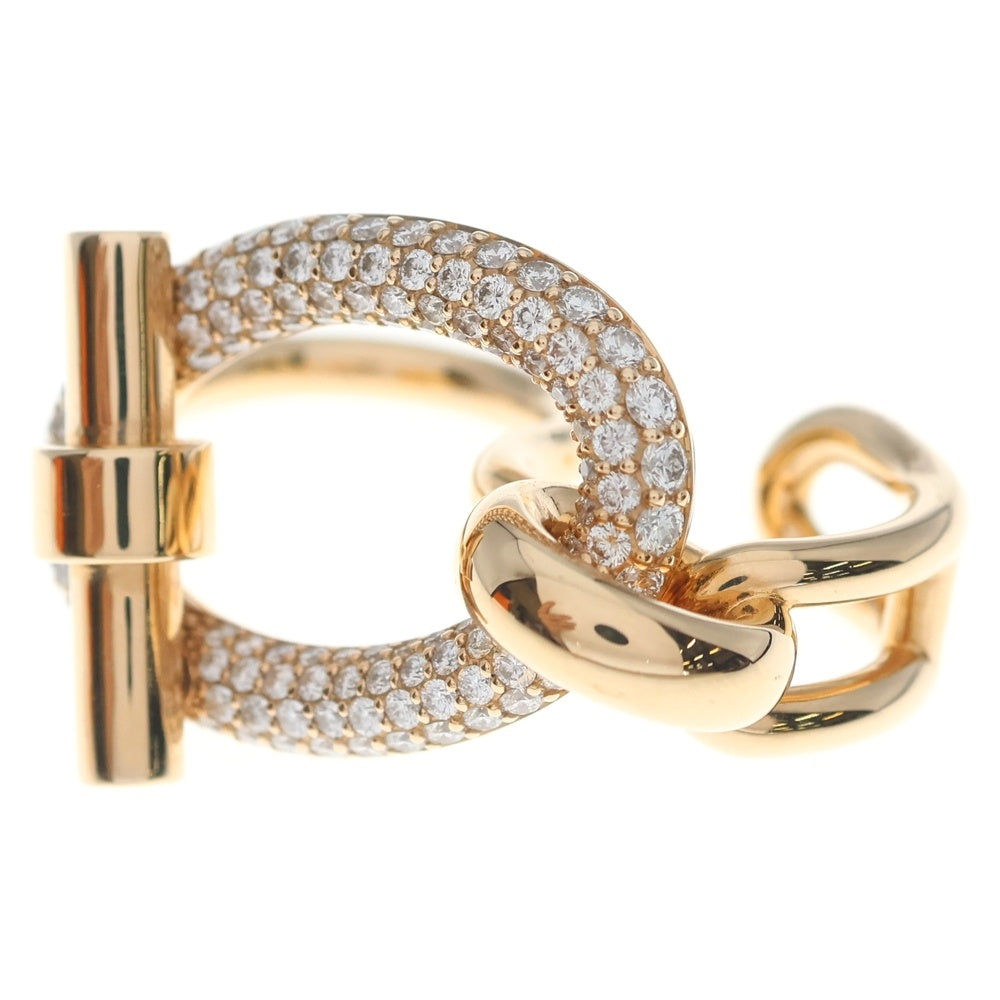 HERMES(エルメス) アダージュ ダブルバンドリング ラージ ダイヤモンド 750PG 54 ジュエリー レディース