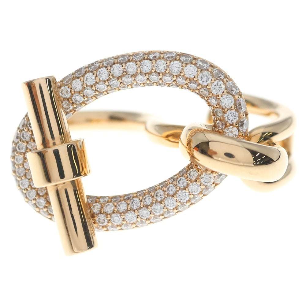 HERMES(エルメス) アダージュ ダブルバンドリング ラージ ダイヤモンド 750PG 54 ジュエリー レディース