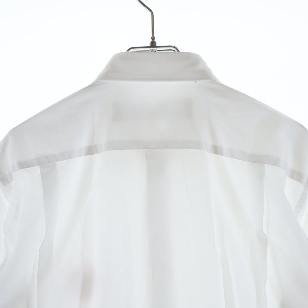 PLAY COMME des GARCONS(プレイコムデギャルソン) ハートワッペンロゴ 長袖シャツ ホワイト