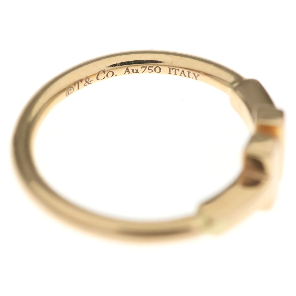 TIFFANY & Co.(ティファニー) Tワイヤー リング ピンクゴールド Au750PG レディース