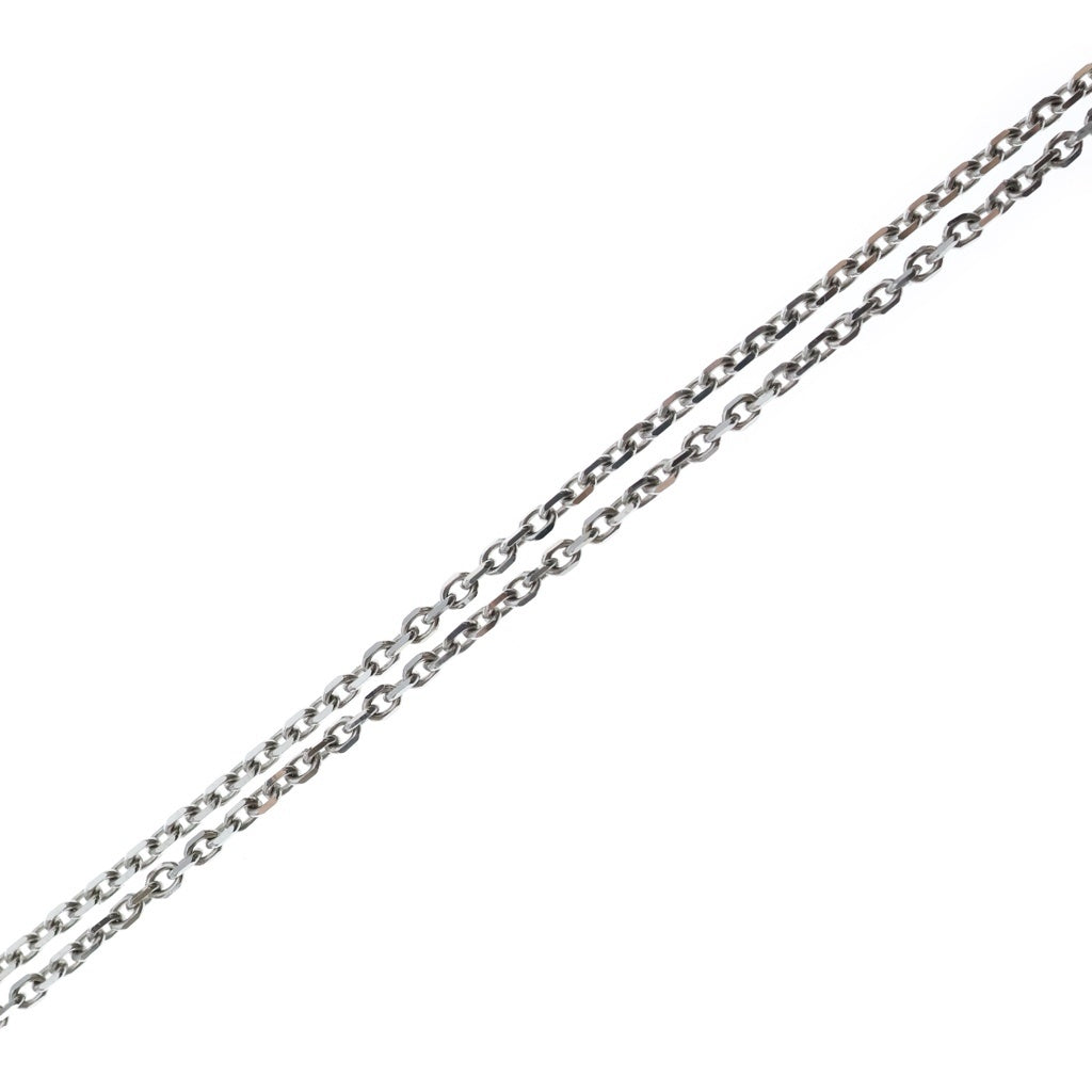 Cartier(カルティエ) カルティエ Cハート ネックレス ペンダント チェーン ホワイトゴールド 750WG レディース