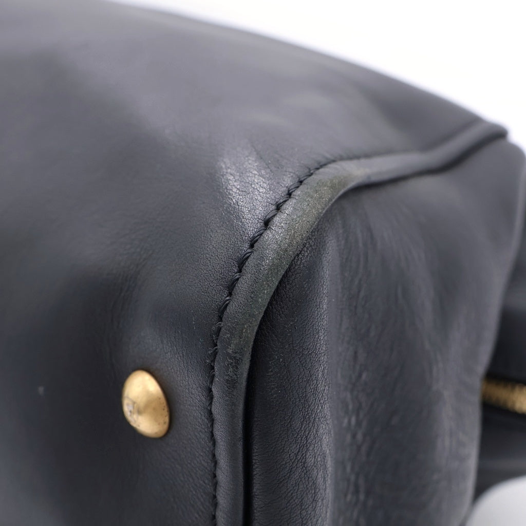 FENDI(フェンディ) カメレオン 2WAYハンドバッグ ショルダーバッグ ベージュ レザー 8BL110-GZ3 ゴールド金具 レディース