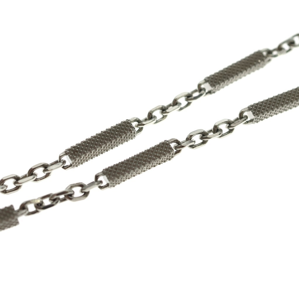 BOTTEGA VENETA(ボッテガヴェネタ) ロック ネックレス ペンダント チェーン シルバー Sv925 28.6g