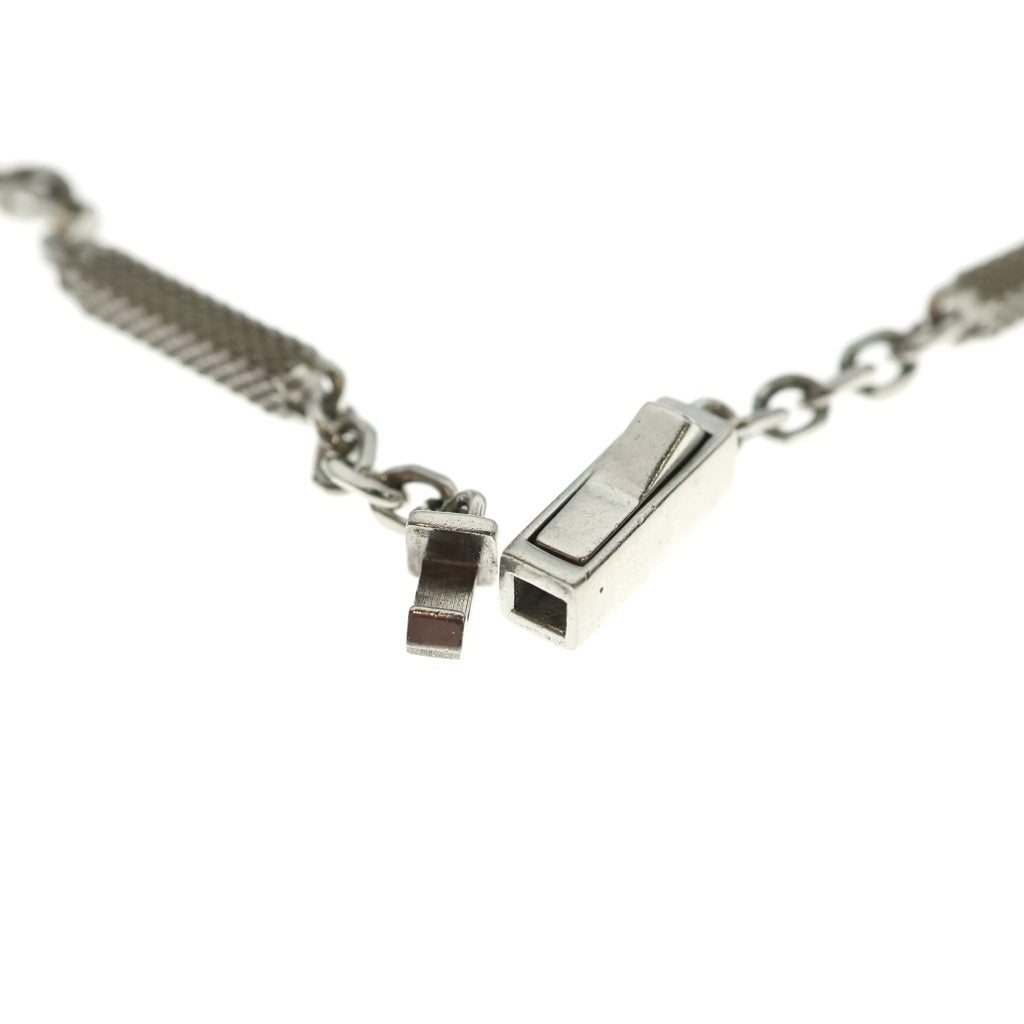 BOTTEGA VENETA(ボッテガヴェネタ) ロック ネックレス ペンダント チェーン シルバー Sv925 28.6g