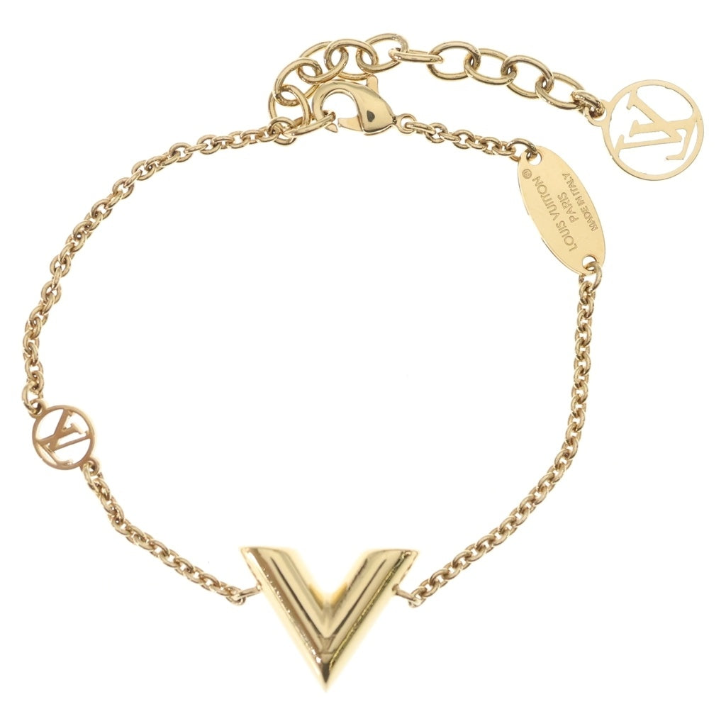 LOUIS VUITTON(ルイヴィトン) エッセンシャルV チェーン ブレスレット ゴールド M00858 レディース