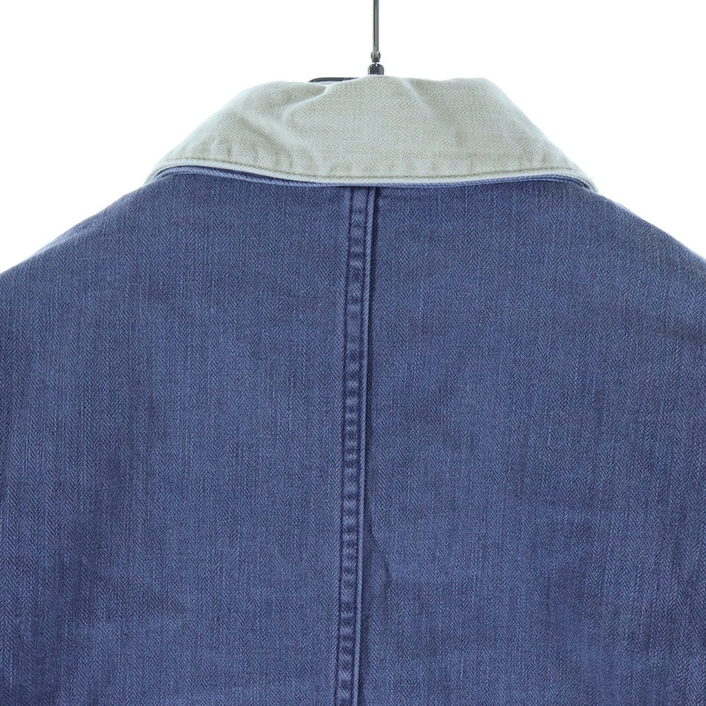 DIOR(ディオール) 23SS ヘリンボーンカバーオール ブルー #44 313D485AY519 レディース