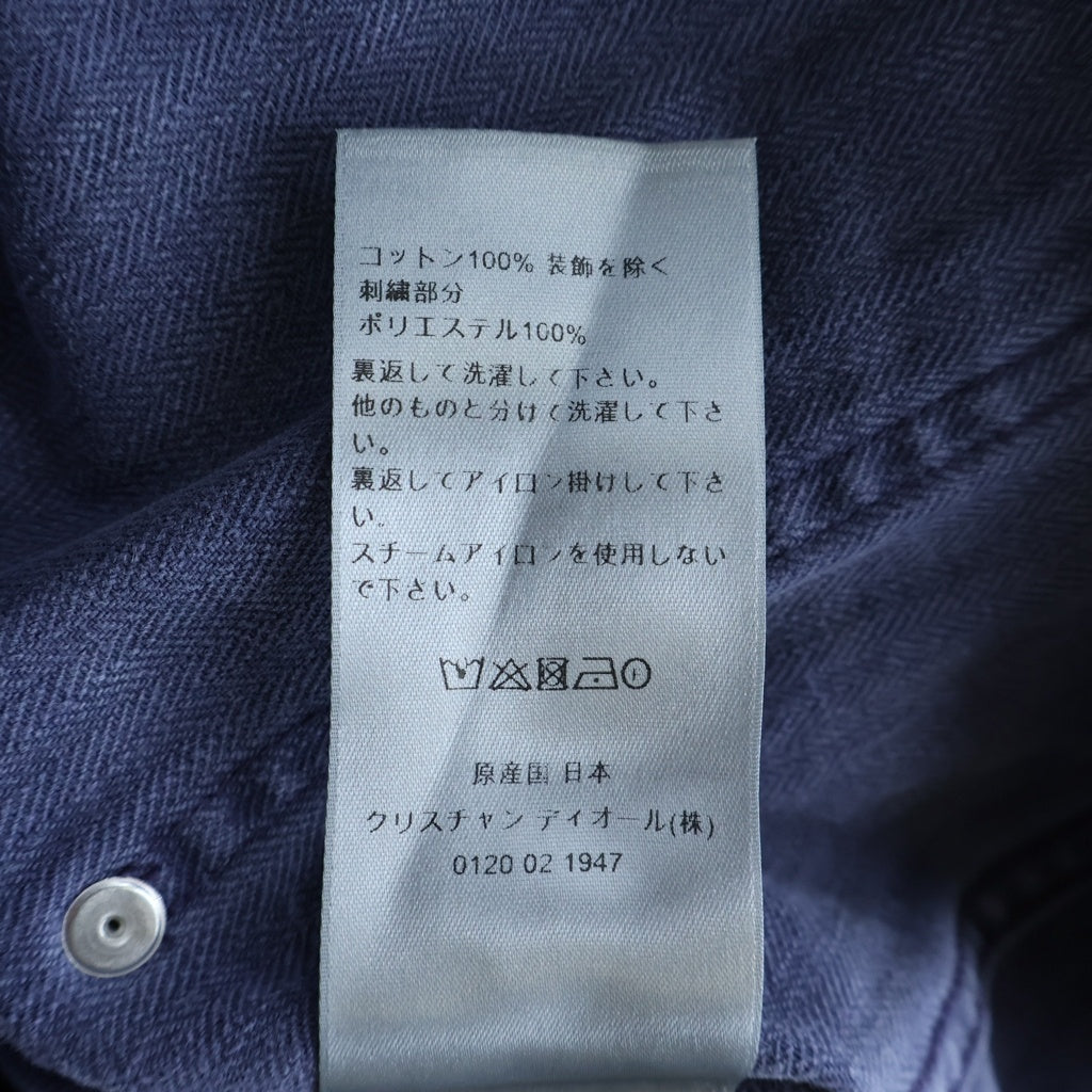 DIOR(ディオール) 23SS ヘリンボーンカバーオール ブルー #44 313D485AY519 レディース