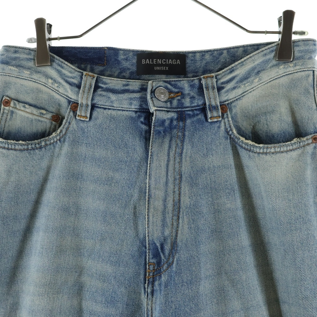 BALENCIAGA(バレンシアガ) 22AW プルアップワイドバギーデニムパンツ