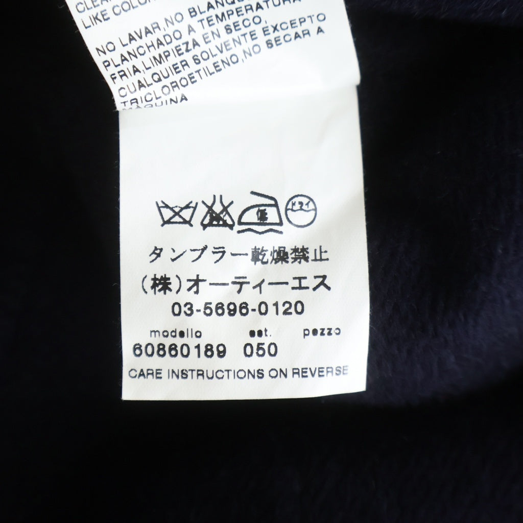 Max Mara(マックスマーラ) スタンドカラーコート アンゴラ×ウール ネイビー 36 レディース