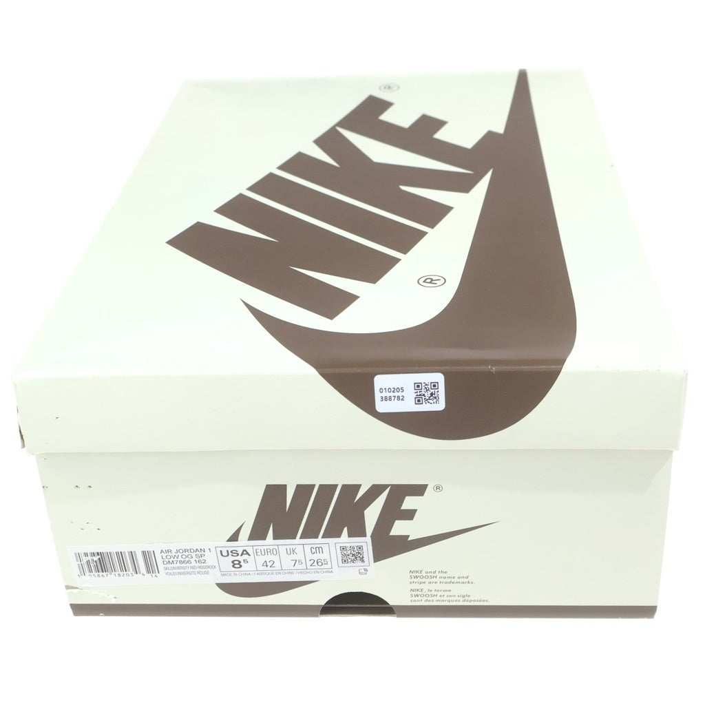 NIKE(ナイキ) × トラヴィス・スコット エアジョーダン1 ローOG リバースモカ #26 DM7866-162