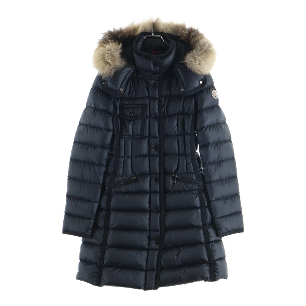 MONCLER(モンクレール) フード ナイロン ダウンジャケット ダウンコート ブラック #00 F20931C51601 レディース