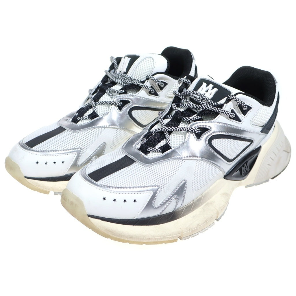 AMIRI(アミリ) MA RUNNER エムエーランナー メッシュ ローカットシューズ スニーカー ホワイト/シルバー