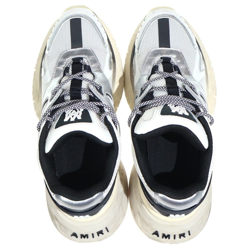 AMIRI(アミリ) MA RUNNER エムエーランナー メッシュ ローカットシューズ スニーカー ホワイト/シルバー