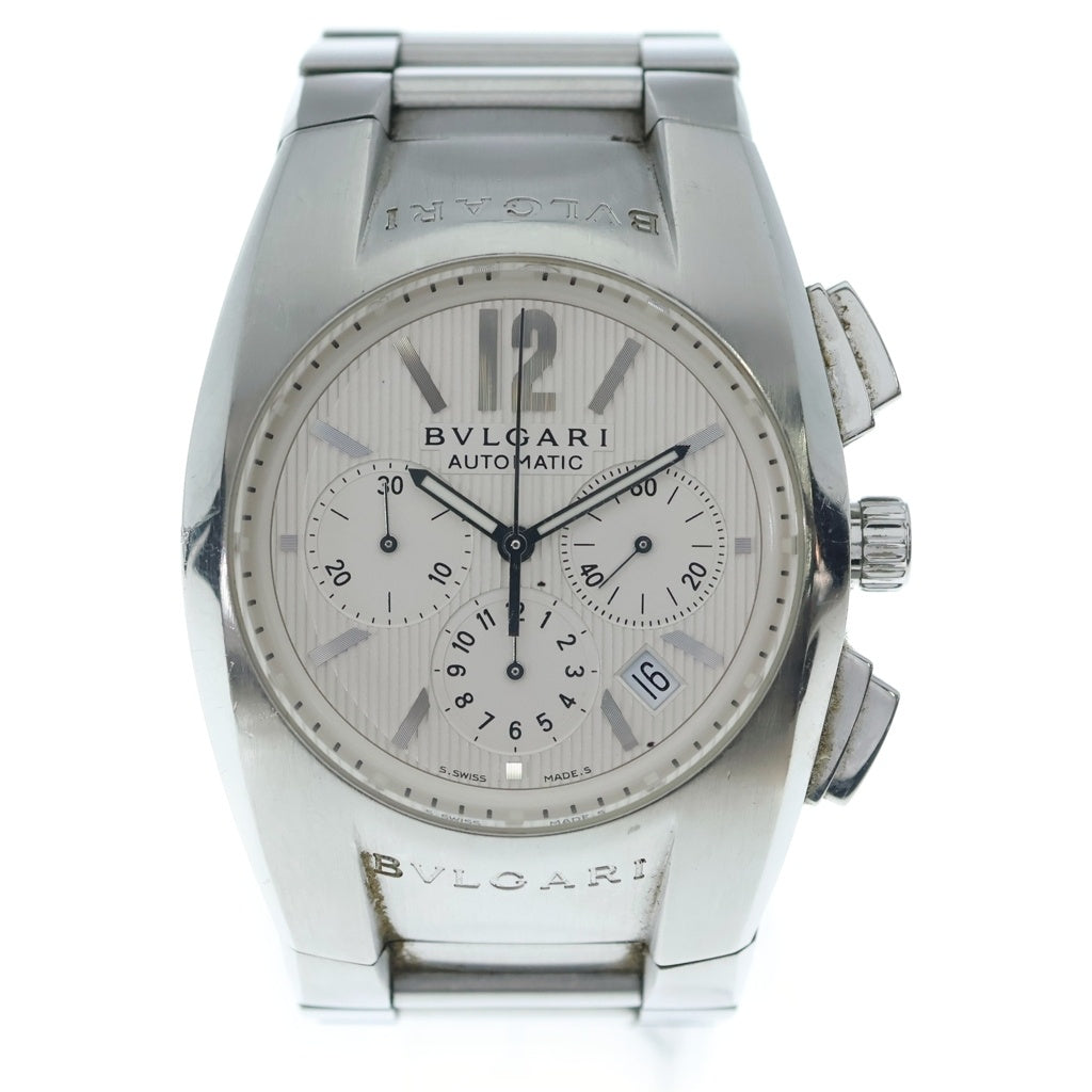 BVLGARI(ブルガリ) エルゴン クロノグラフ SS/AT ステンレス オートマ 自動巻き 腕時計 EG40SCH シルバー文字盤