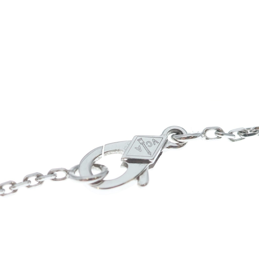 Van Cleef & Arpels(ヴァンクリーフアンドアーペル) ヴィンテージアルハンブラ マザーオブパール ネックレス Au750 5.6g JD631253 箱 レディース