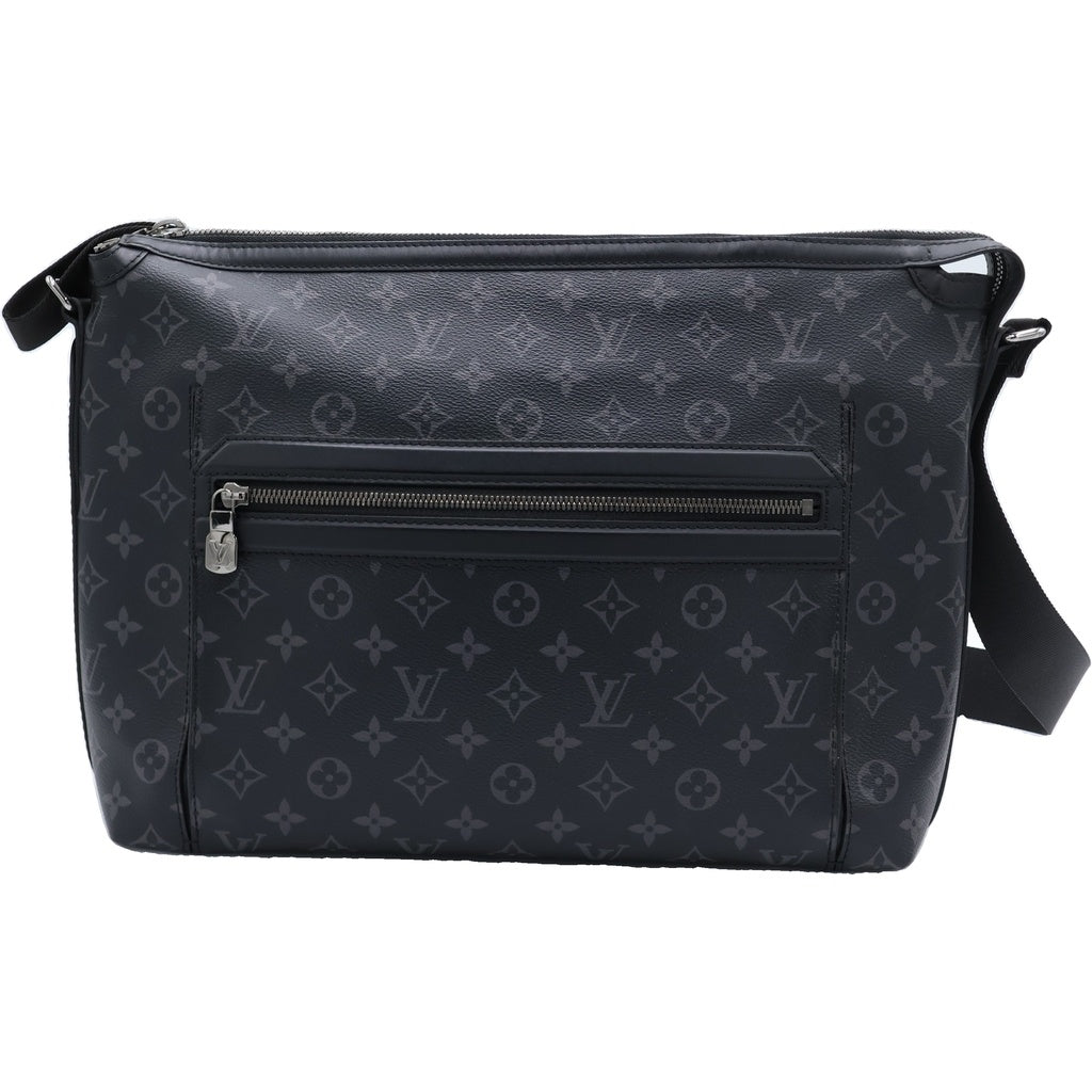 LOUIS VUITTON(ルイヴィトン) モノグラム エクリプス オディセ メッセンジャー PM ショルダーバッグ ブラック PVC M44223 シルバー金具 レディース