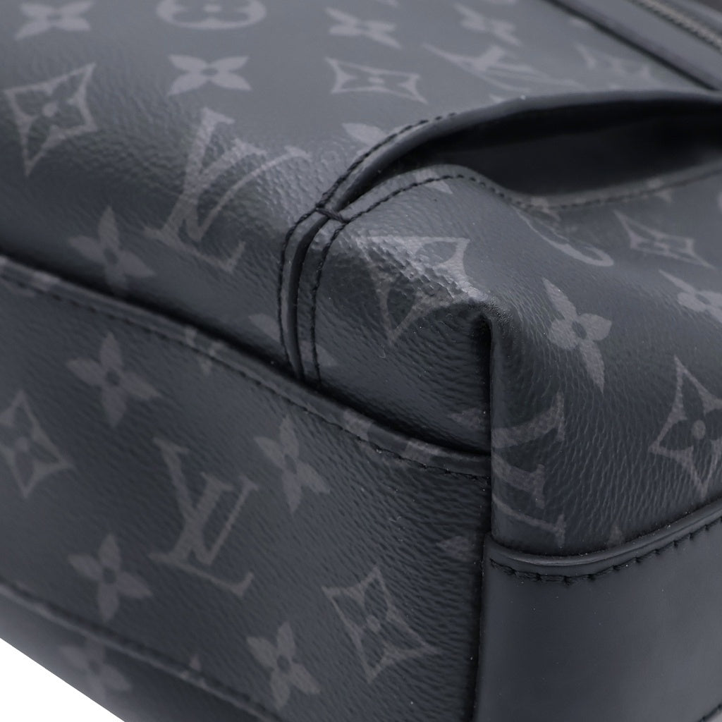 LOUIS VUITTON(ルイヴィトン) モノグラム エクリプス オディセ メッセンジャー PM ショルダーバッグ ブラック PVC M44223 シルバー金具 レディース