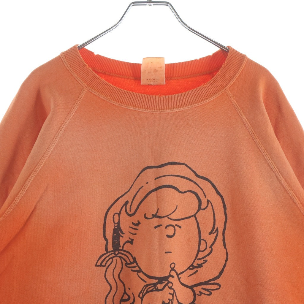 SAINT MICHAEL(セントマイケル) 23AW スヌーピー クルーネックスウェット トレーナー オレンジ SM-A23-0000-023