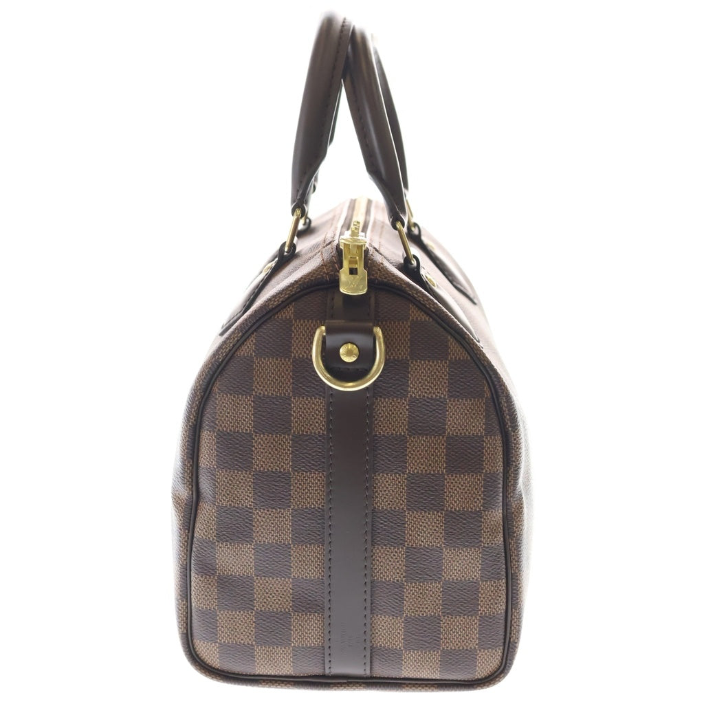 LOUIS VUITTON(ルイヴィトン) ダミエ スピーディーバンドリエール25 PVC レザー 2WAY ショルダーバッグ ハンドバッグ ボストンバッグ ICタイプ N41368 ブラウン レディース