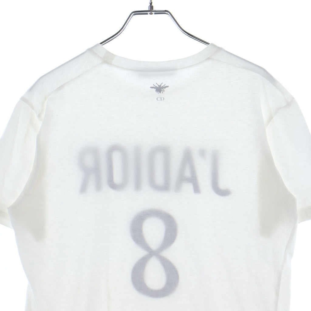 Christian Dior(クリスチャンディオール) J'ADIOR 8 ロゴ 半袖Tシャツ ホワイト #XS 843T03TC428 レディース
