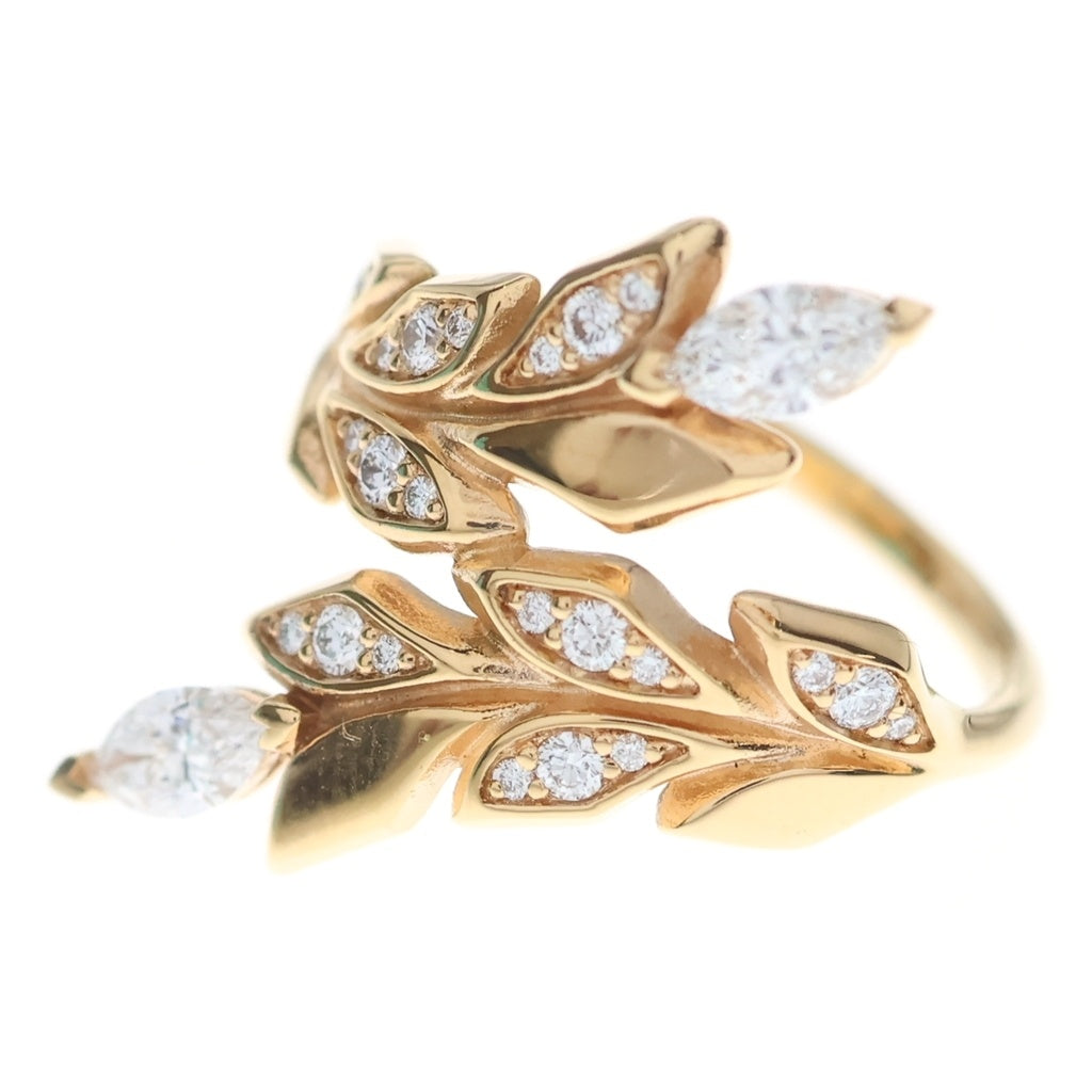 TIFFANY & Co.(ティファニー) ビクトリア ヴァイン バイパス リング Au750PG レディース