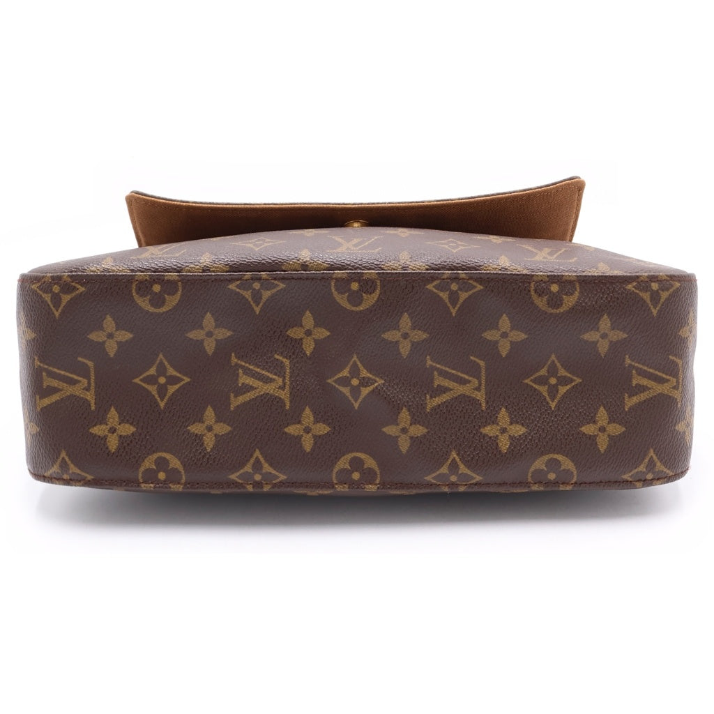 LOUIS VUITTON(ルイヴィトン) ミニルーピング ワンショルダー ハンドバック モノグラム PVC レザー ブラウン M51147 レディース