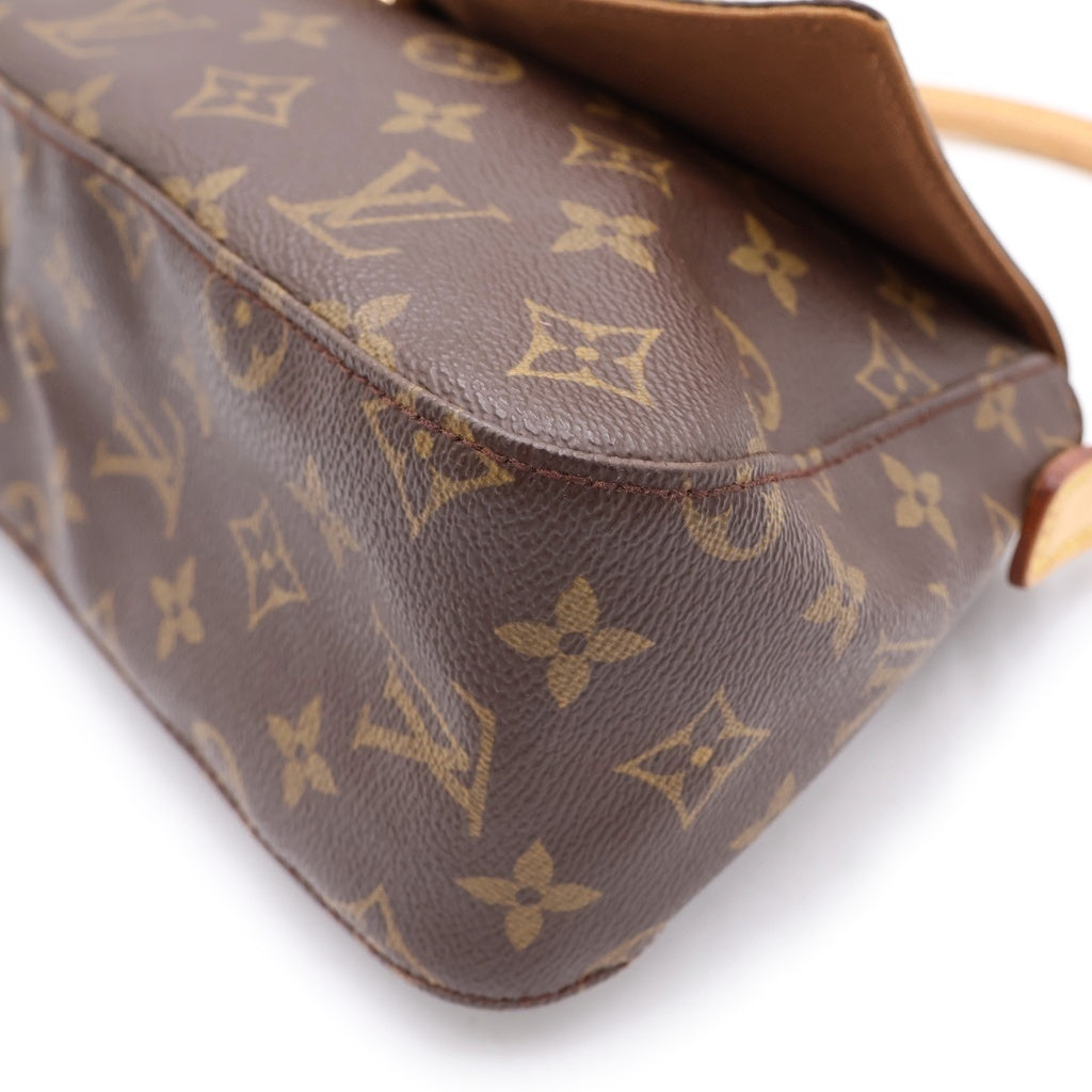 LOUIS VUITTON(ルイヴィトン) ミニルーピング ワンショルダー ハンドバック モノグラム PVC レザー ブラウン M51147 レディース