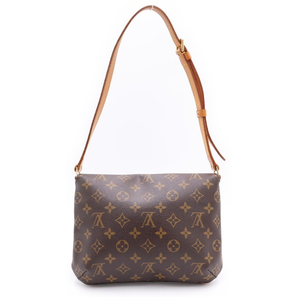 LOUIS VUITTON(ルイヴィトン) モノグラム ミュゼットタンゴ PVC レザー ショルダーバッグ ブラウン M51257 レディース
