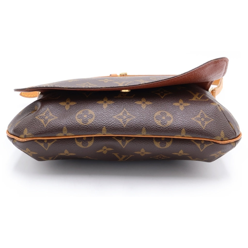 LOUIS VUITTON(ルイヴィトン) モノグラム ミュゼットタンゴ PVC レザー ショルダーバッグ ブラウン M51257 レディース
