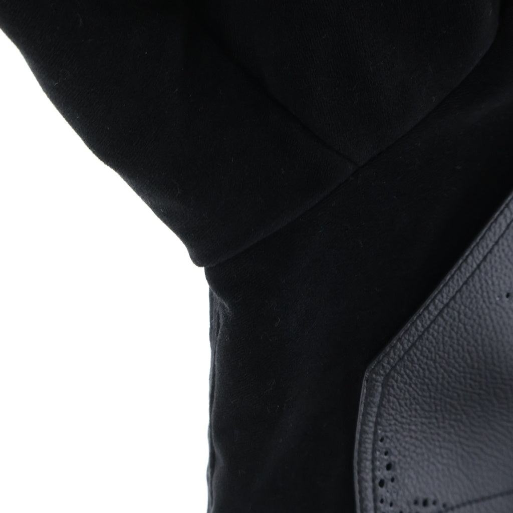 LOUIS VUITTON(ルイヴィトン) 26SS MNG MACRO MIX LEATHER WORKWEAR BLOUSON モノグラム ミックスレザー ワークウェアブルゾン レザー切り替え ブラック 1AIWFE