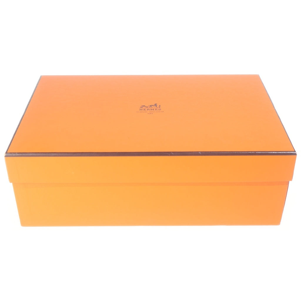 HERMES(エルメス) Hロゴ ケブラールサンダル レザー ウッド サンダル ミュール シューズ #35 ブラウン レディース