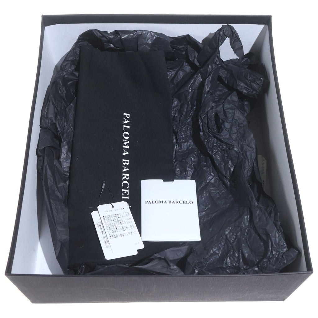 NO BRAND(ノーブランド) ファー ショートレザーブーツ ベージュ #36 レディース