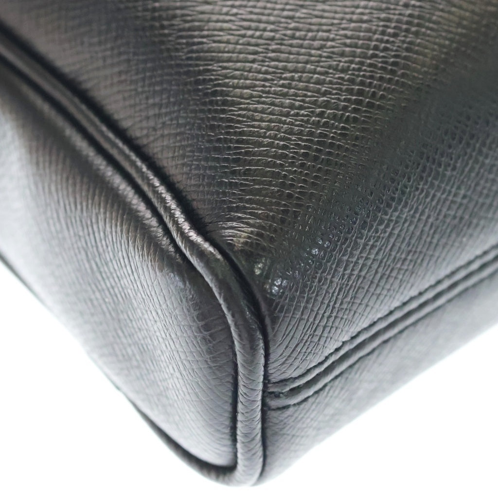 LOUIS VUITTON(ルイヴィトン) タイガ アレックス・メッセンジャー ショルダーバッグ ブラック レザー M30260 シルバー金具 レディース