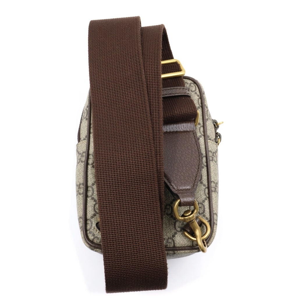 GUCCI(グッチ) GGスプリーム オフィディア ショルダーバッグ シェリーライン ゴールド金具 ブラウン 752565 レディース