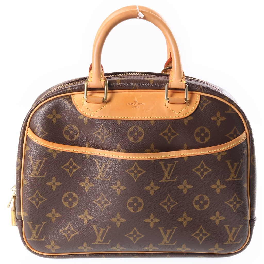 LOUIS VUITTON(ルイヴィトン) モノグラム トゥルーヴィル ハンドバッグ ブラウン PVC×レザー M42228 レディース