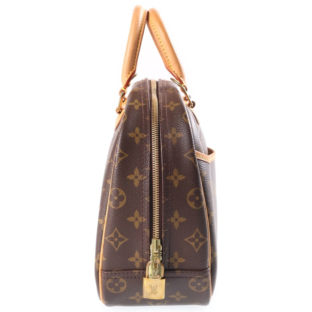 LOUIS VUITTON(ルイヴィトン) モノグラム トゥルーヴィル ハンドバッグ ブラウン PVC×レザー M42228 レディース