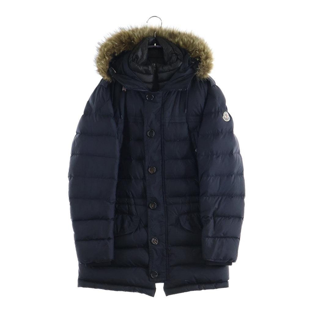 MONCLER(モンクレール) ミリタリー ファーダウンジャケット ブラック 132-091-41355-25 54654